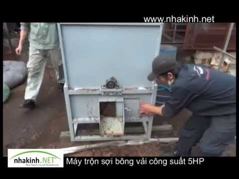 Máy Trộn Đất Trồng Nấm Rơm Trong Nhà Kính