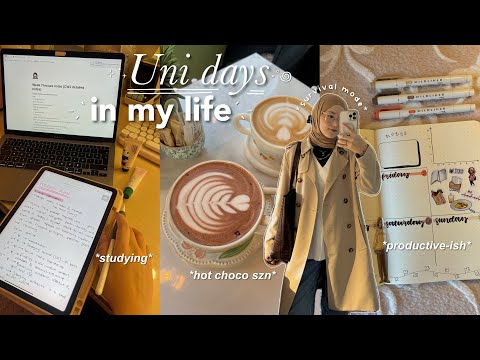 Uni days in my life📚 | Study session, presentation, adult life, living alone in London.