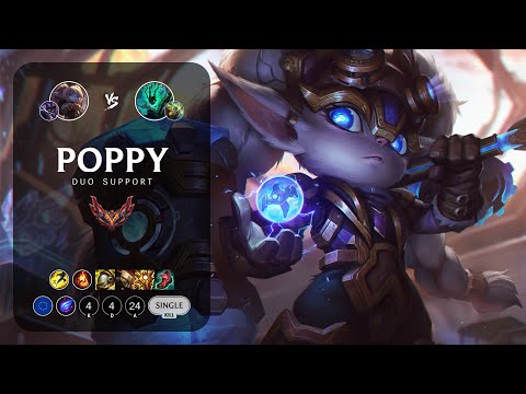 Poppy Support vs Thresh - EUW Grandmaster Patch 13.5