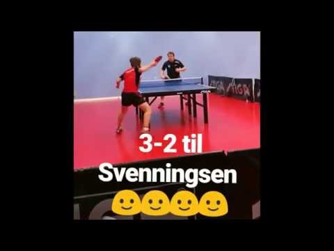 Hillerød vs Herlev, Bordtennis 1  division herrer 12 nov2016 (sammendrag)