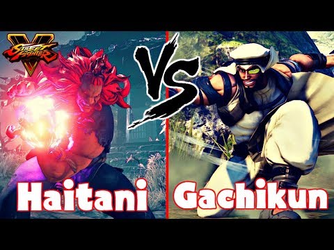 SFV AE - Haitani (Akuma) vs Gachikun (Rashid)