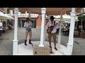 Playing World of Hurt (by Mike Dowling) on the streets of Eger (Hungary)