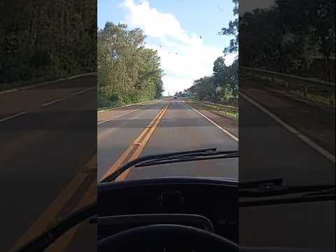 viagem de ônibus, rodovias do Paraná, sentido Realeza