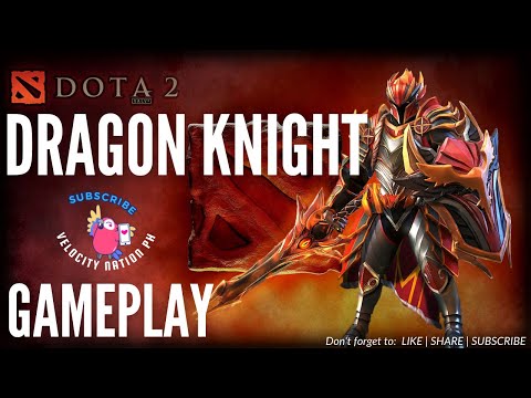 DOTA 2: DAVION THE DRAGON KNIGHT GAMEPLAY: AGHANIMS HUGE DRAGON FORM!!!