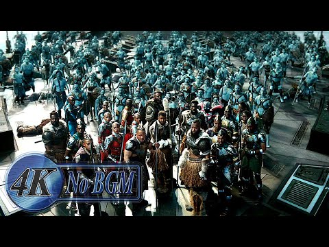 Wakandan Army vs. Talokanils Fight Scene [Final Battle] [No BGM] | Black Panther: Wakanda Forever