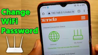 How to Change Wifi Password Tenda Router in Mobile - Sky tech