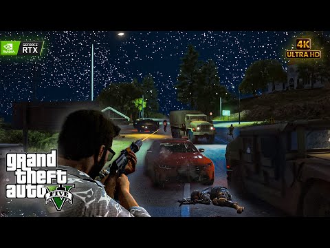 GRAND THEFT AUTO 5 | NEXT GENERATION ULTRA REALISTIC GRAPHICS MOD | WALKTHROUGH PART 36 | 4K HDR