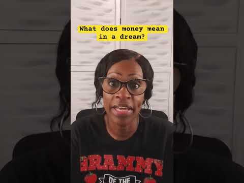 What can money mean in a dream? #biblicaldreaminterpretation #propheticdream
