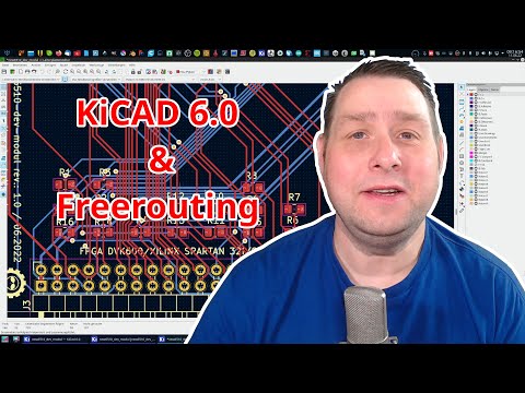 Autorouting in KiCad 6 mit Freerouting.
