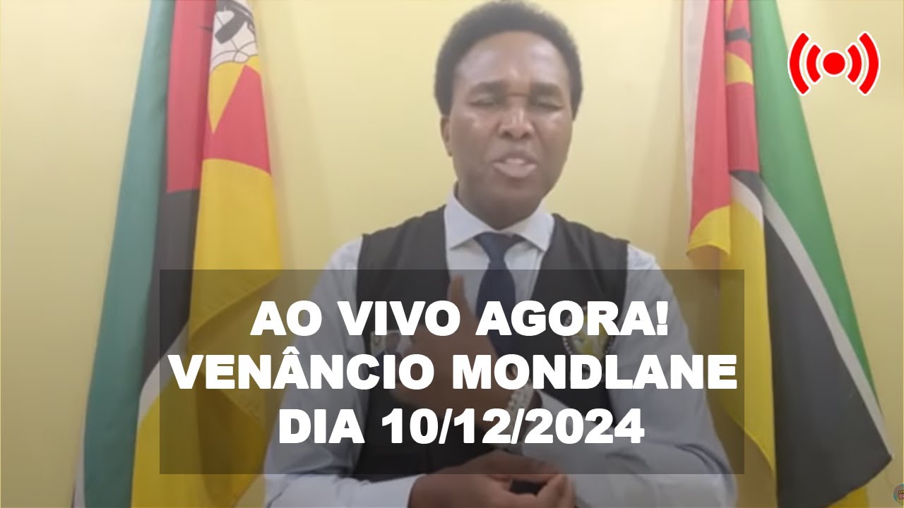 Venâncio Mondlane Ao Vivo Agora