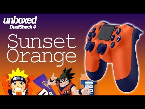 Sunset Orange DualShock 4 Unboxing - THE IRN BRU NARUTO EDITION CONTROLLER!
