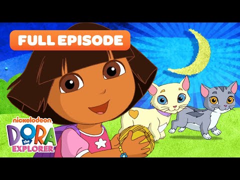 Dora Explores w/ Kittens! 😻 EPISODE: Dora's Moonlight Adventure | Dora & Friends