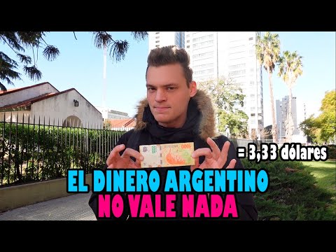 Crisis en Argentina | El dinero no vale nada. 1000 pesos = 3 dólares.