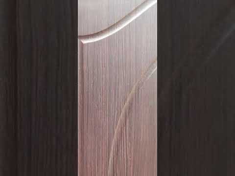 Exterior wooden membrane door, for home