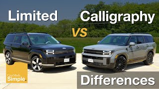 2025 Hyundai Santa Fe Limited vs Calligraphy | Side by Side Trim Comparison!