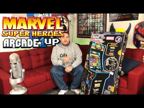 MARVEL SUPER HEROES ARCADE1UP Review + ROOM TOUR