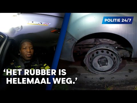 Politie 24/7 | Rijden op je velgen | Geen APK