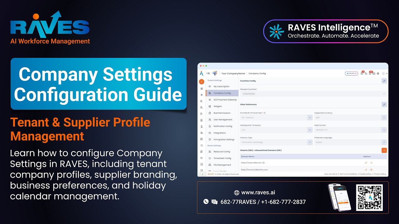 Company Settings Overview
