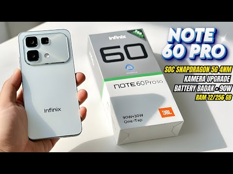 IDOLA BARU‼️INFINIX NOTE 60 PRO 5G RESMI, INI HP BARU INFINIX PALING MENGGODA
