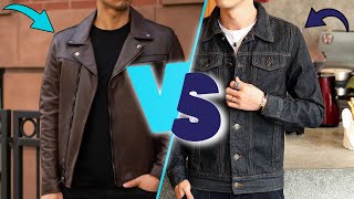 Leather Jacket vs Denim Jacket - Which One's Your Perfect Fit?