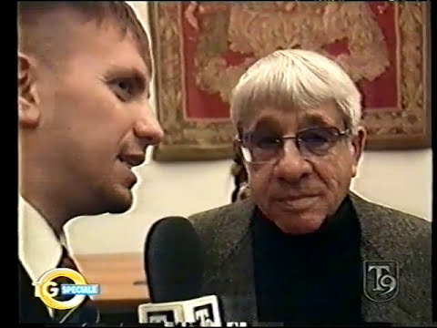 Luigi Magni 2006, il grande regista al Premio Personalità Europea e i suoi auguri per il nuovo anno
