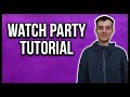 Twitch watch party Tutorial deutsch