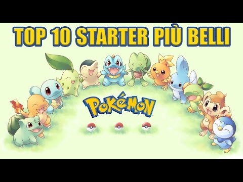 TOP 10 STARTER POKÉMON PIÚ BELLI