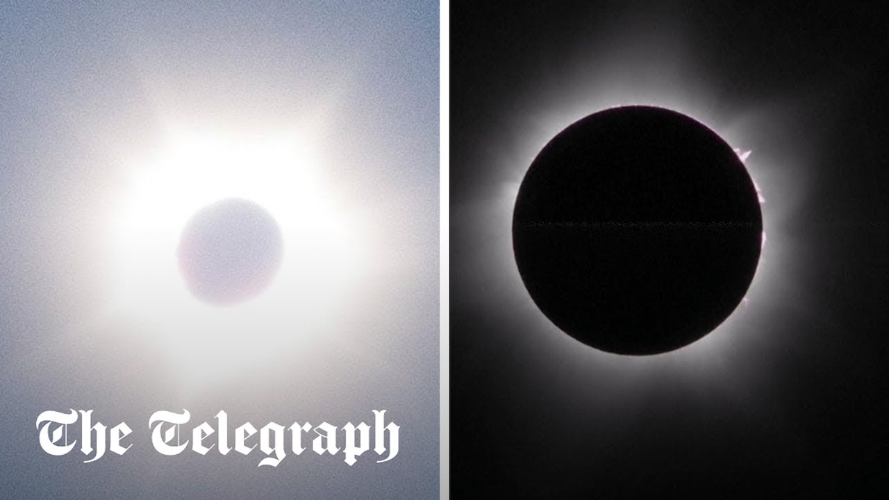 Watch: Rare hybrid solar eclipse seen for first time in a decade - Vimarsana News