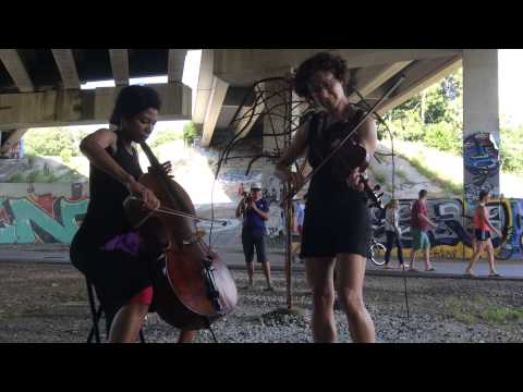 Storms May Rule the Ocean - Moonshine and Marla fiddle-cello tribute for Jon Bekoff, RIP