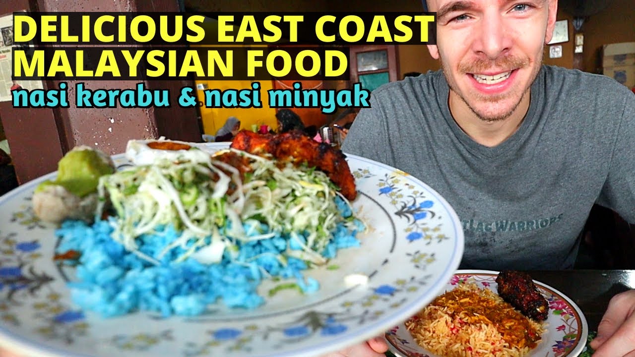 FIRST TIME trying Nasi Kerabu and Nasi Minyak in Terengganu! + Learning Malaysian traditional dance