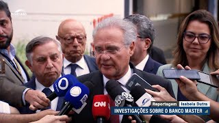 Renan Calheiros defende acesso às investigações do Banco Master