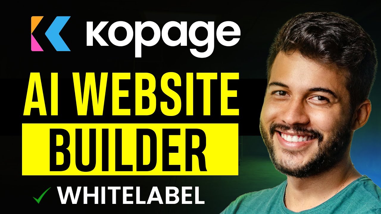 Kopage AI Website Builder tutorial