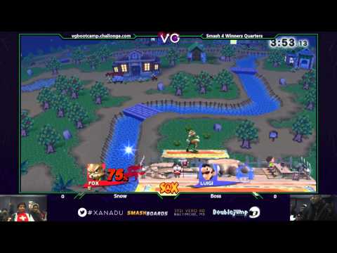 S@X - Boss (Luigi) Vs. Snow (Fox) - SSB4 Winners Quarters - Smash 4