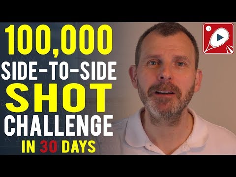 THE OFFICIAL 100,000 SIDE-TO-SIDE SHOT CHALLENGE ANNOUNCEMENT