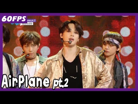 60FPS 1080P | BTS - Airplane pt.2, 방탄소년단 - Airplane pt.2 Show Music Core 20180526