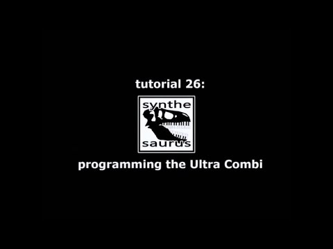 🎹 Korg Kross Tutorial Part 26 Programming the Ultra Combi