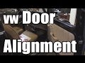 Classic VW BuGs How to Vintage Beetle Door Alignment Open Close Correctly