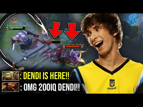 OMG Dendi Pudge is Here!! Absolutely 200IQ -- He Knows what to do in this situation!!