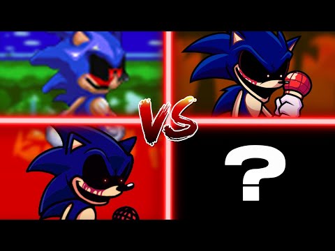 FNF': Vs Sonic.exe - Comparison Of 4 Fanmade On Too Slow Encore (fanmade vs fanmade vs...)