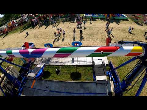 Clayton Hacketts Top Spin | On Ride POV The Hoppings 2022