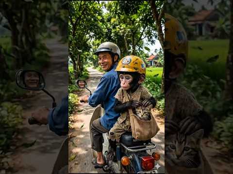 Khỉ Miu và Hành Trình 500km Tìm Mẹ Cho Mèo Lạc ,#camdong #shorts