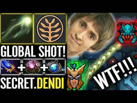 New Secret Team Member: DENDI Pro Skywrath Mage vs Pugna Mid Global Shot Most Imba Magic Dota 2