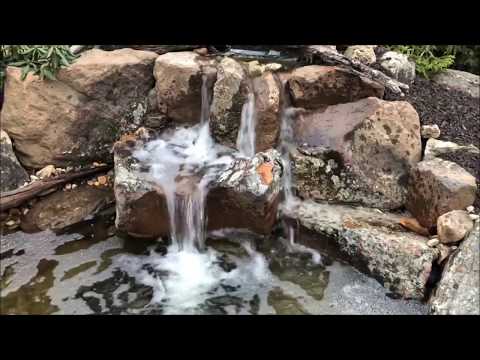 Large Boulders in Small Backyard Fish Pond!!!