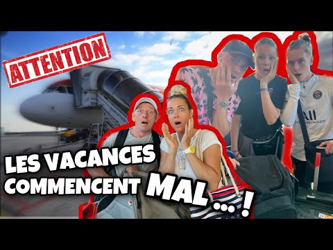 THE HOLIDAYS ARE GETTING OFF TO A BAD START! WE ALMOST MISSED THE PLANE!