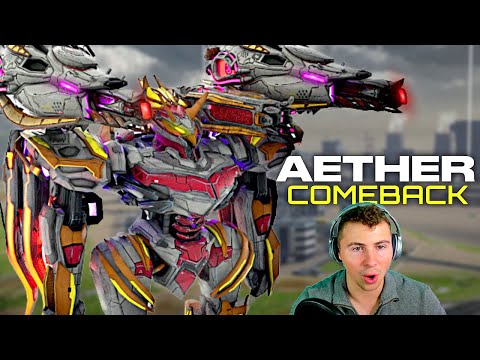 Aether Comes Back To Life... Titan Resurgence - Powered Up Aether vs Meta Titans | War Robots