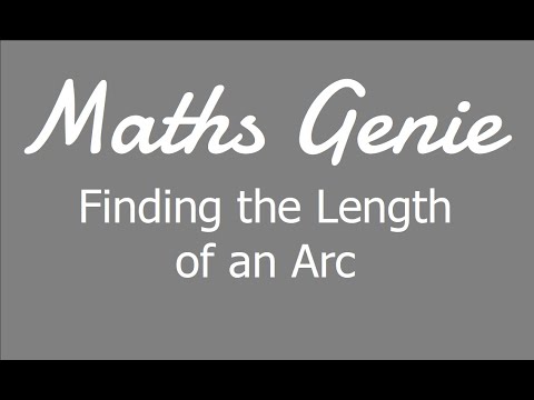 Finding the Length of an Arc