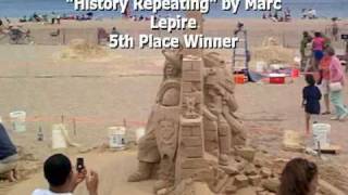 preview picture of video 'Hampton Beach Sand Sculptures!'