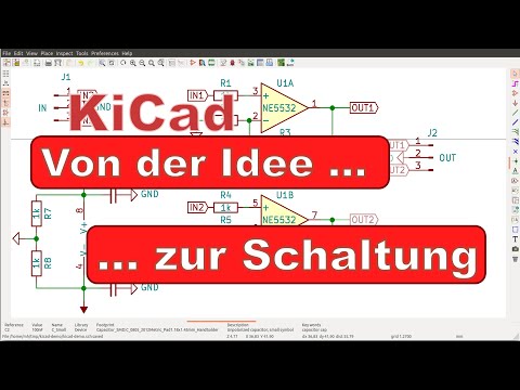 KiCAD Tutorial (Teil 3): Elektronik für Einsteiger - von der Idee zum Schaltplan