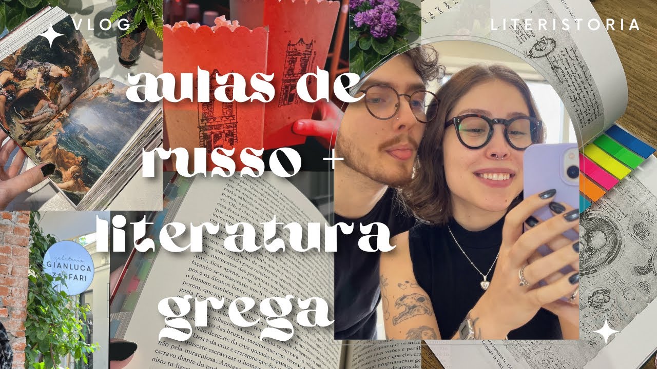 vlog ☕️ literatura grega, aulas de russo, irmãos karamázov, book haul e +