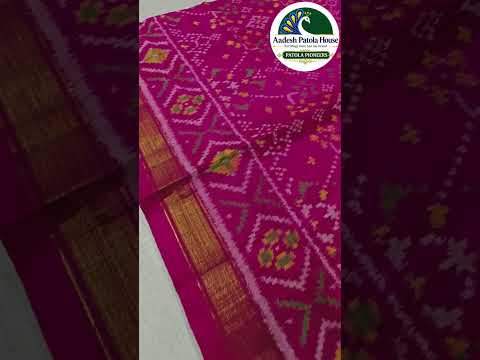 Pink Navratan Motifs Single Ikat Dress Dupatta